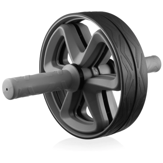 Ролик для пресу подвійний Gymtek чорний Київ