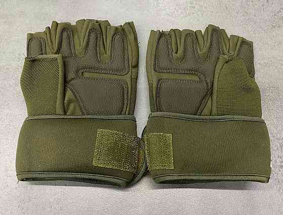 Рукавички тактичні Безпальцеві Schiek Mechanix, США, колір Олива, розмір M Solmir Київ