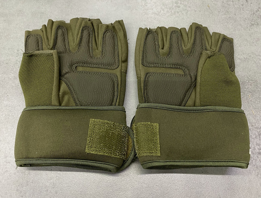 Рукавички тактичні Безпальцеві Schiek Mechanix, США, колір Олива, розмір M Solmir Київ - фото 3
