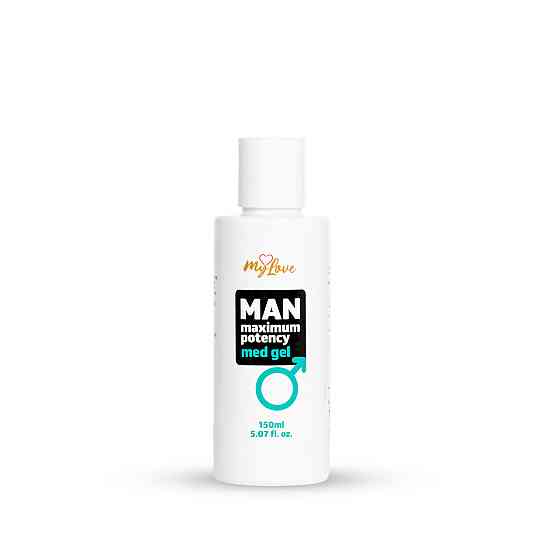 Інтимний гель-лубрикант для чоловіків - MyLove Man Maximum Potency Med Gel, 150 мл Sex Aura Київ