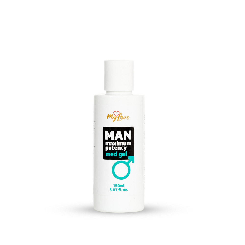 Інтимний гель-лубрикант для чоловіків - MyLove Man Maximum Potency Med Gel, 150 мл Sex Aura Київ - фото 1