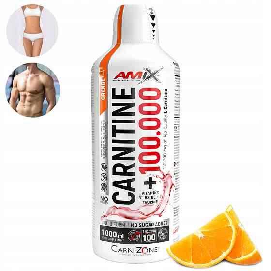 Жиросжигатель Amix Nutrition Carnitine 100.000 1000 мл, Orange Луцк