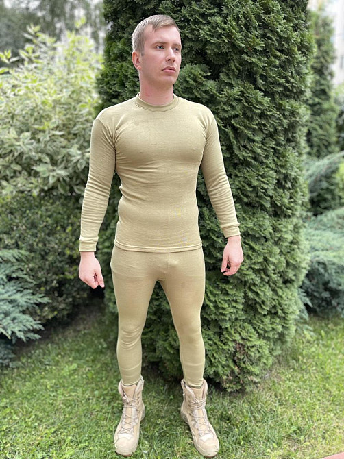 Чоловіча тактична термобілизна (комплект) 2 рівень Койот S Київ - фото 4