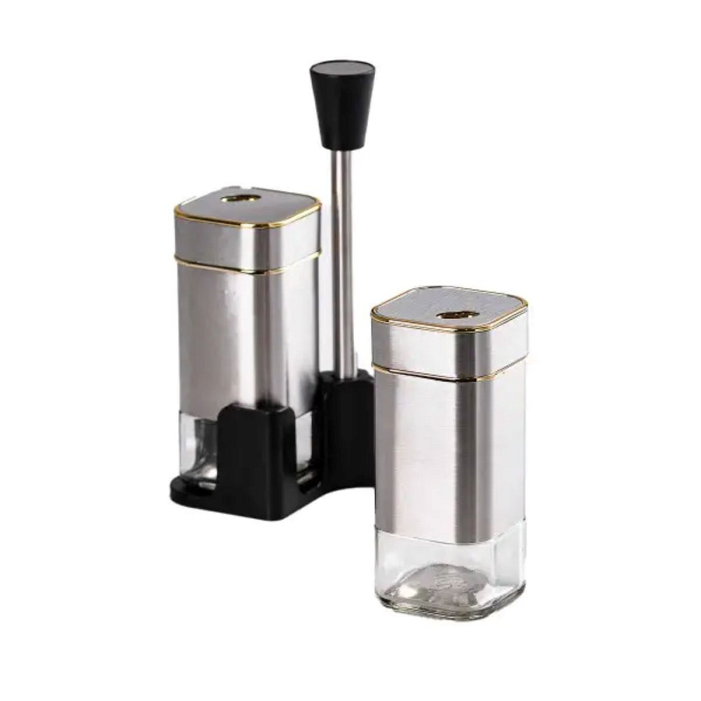 Набір для спецій на підставці 2 баночки для солі та перцю по 120 мл HP531T1005J Коломыя - изображение 3