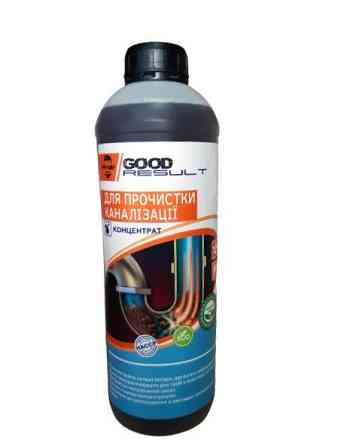 Концентрований засіб для очищення каналізаційних труб GOOD RESULT 1л Павлоград