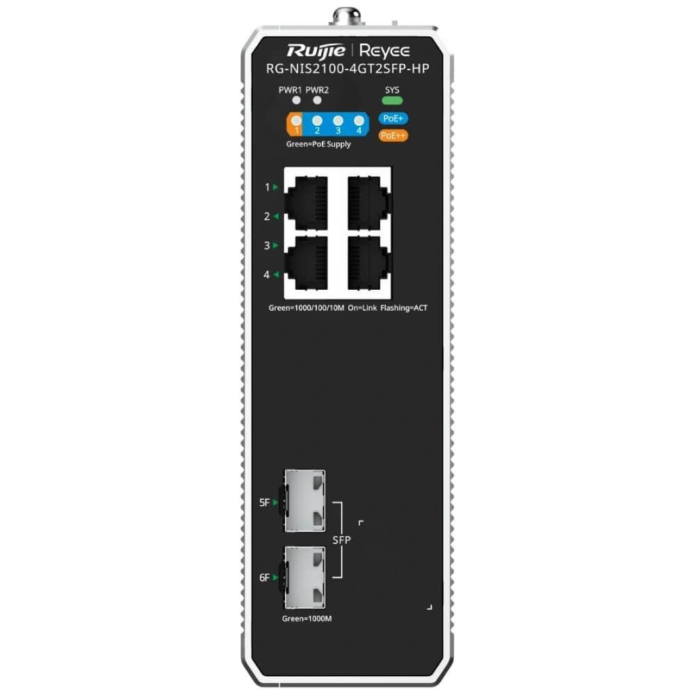 Коммутатор Ruijie Reyee RG-NIS2100-4GT2SFP-HP ( 770 г ) Харків - фото 1