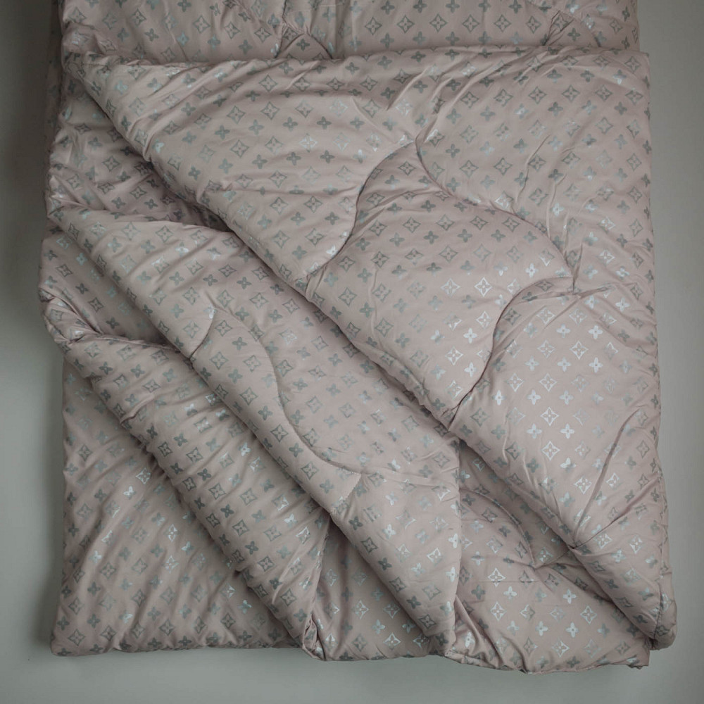 Одеяло силиконовое зимнее Жако Полисатин YouStar евро 200х210 см (Серебристый) Сумы - изображение 6