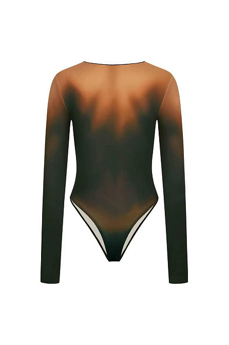 Женский привлекательный боди с пикантным принтом плотный микродайвинг Одесса - изображение 6