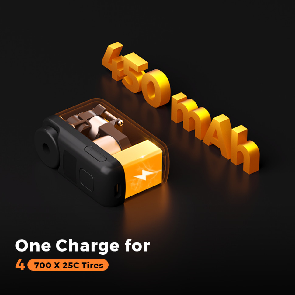 Велосипедний міні насос електричний Flextail Tiny Bike Pump Pro, 120 PSI Київ - фото 14