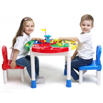 Детский стол Microlab Toys Конструктор Игровой Центр + 2 стула (GT-14) Винница - изображение 6