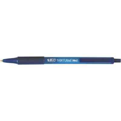 Ручка шариковая Bic Soft Feel Clic Grip, синяя, 3шт в блистере (bc837396) Винница