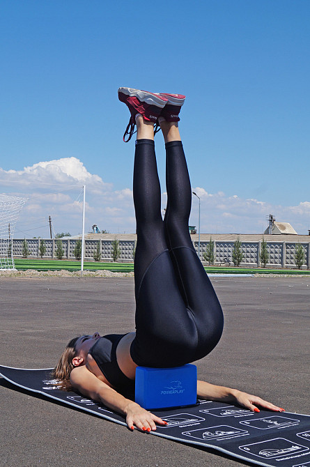 Блок для йоги PowerPlay 4006 Yoga Brick Синій Луцьк - фото 2