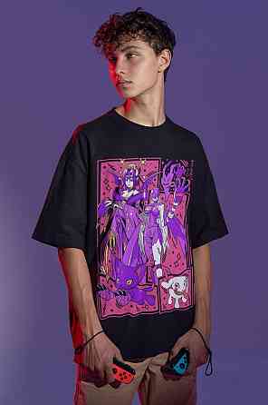 Футболка для мальчика аниме Аниме Винтаге Спекиал Манга оверсайз (рост от 165 до 180 ) Черний AnimeJ0805m Днепр