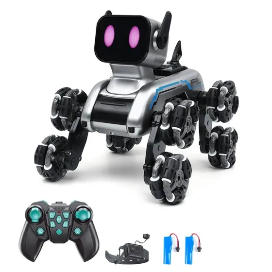 Игрушка-робот для детей, 2,4 ГГц пульт дистанционного управления, датчик жестов, трюковая автомобильная игрушка со светодиодной подсветкой Коломыя