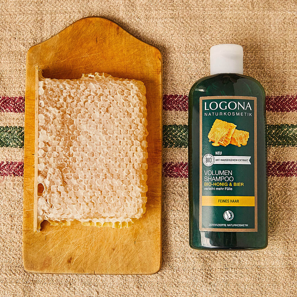 БІО-Шампунь для об'єму Мед та Пиво Logona 250 мл Київ - фото 2