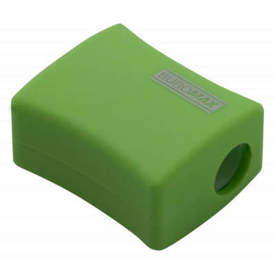 Точилка Buromax ALFA, RUBBER TOUCH с контейнером 2 отверстия (BM.4778-1) Винница - изображение 4