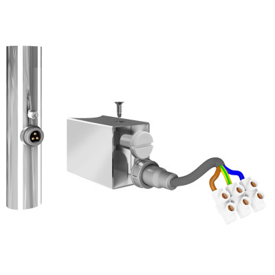 Полотенцесушитель MARIO Комплект прихованого підключення під круглий стояк (3.0.0900.0.P) Винница - изображение 1