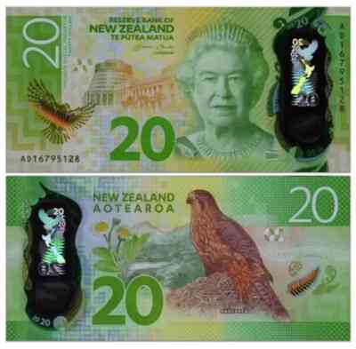 Нова Зеландія/Нова\velas/ New Zealand 20 Dollars 2016 Pick 193a UNC Полтава