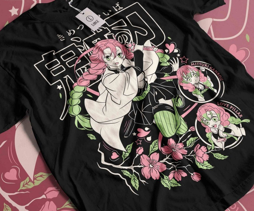 Футболка аниме Истребитель демонов оверсайз (S/M/L) Черний AnimeJ0830 Днепр - изображение 1