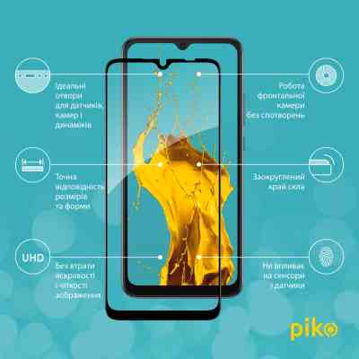 Стекло защитное Piko Full Glue Xiaomi Redmi 10A (1283126537820) Винница