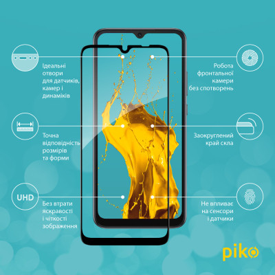 Стекло защитное Piko Full Glue Xiaomi Redmi 10A (1283126537820) Винница - изображение 3