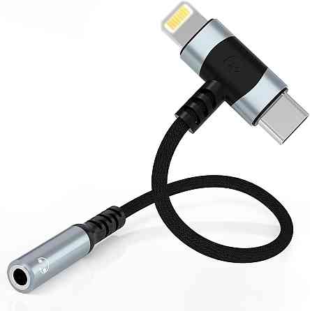 Адаптер Leloco 2‑in‑1 USB‑C + Lightning Луцьк