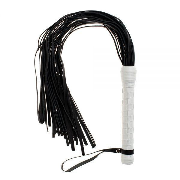 Флогер Premium Leather Flogger, White Sex Aura Київ - фото 1