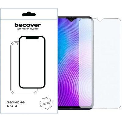 Скло захисне BeCover Tecno Spark 10C (KI5k) 3D Crystal Clear Glass (709748) Вінниця - фото 1