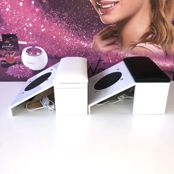 Подставка для маникюра с вытяжкой 100 вт. Белая Киев