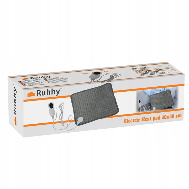 Подушка з підігрівом 60х30 см 10 рівнів нагріву з пультом керування Ruhhy (24886) Нововолинськ - фото 9