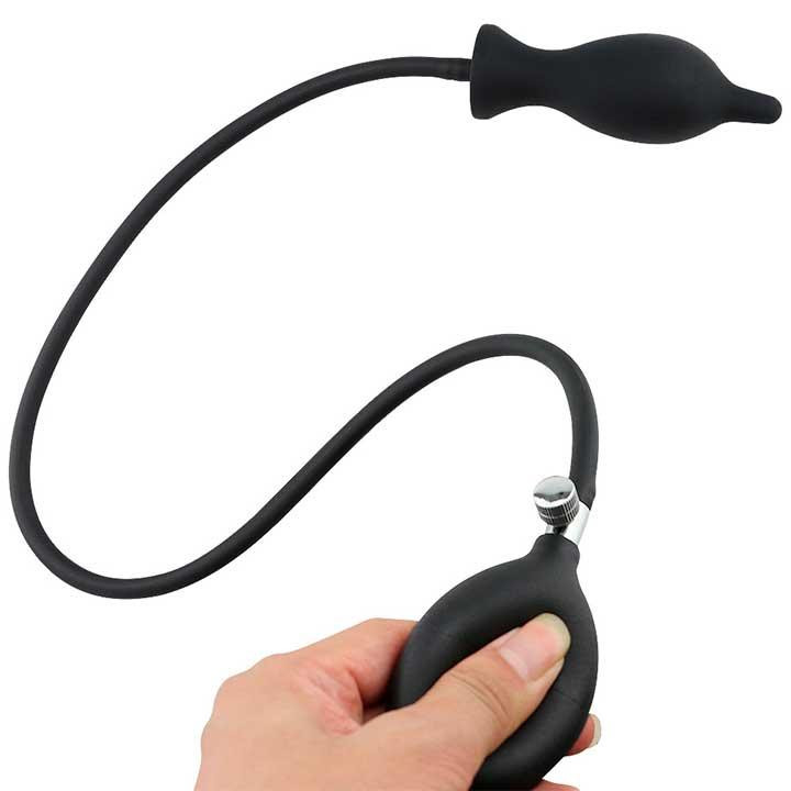 Надувний анальний розширювач Корок 3,4 см — 5,2 см — Анальні іграшки Вінниця - фото 2