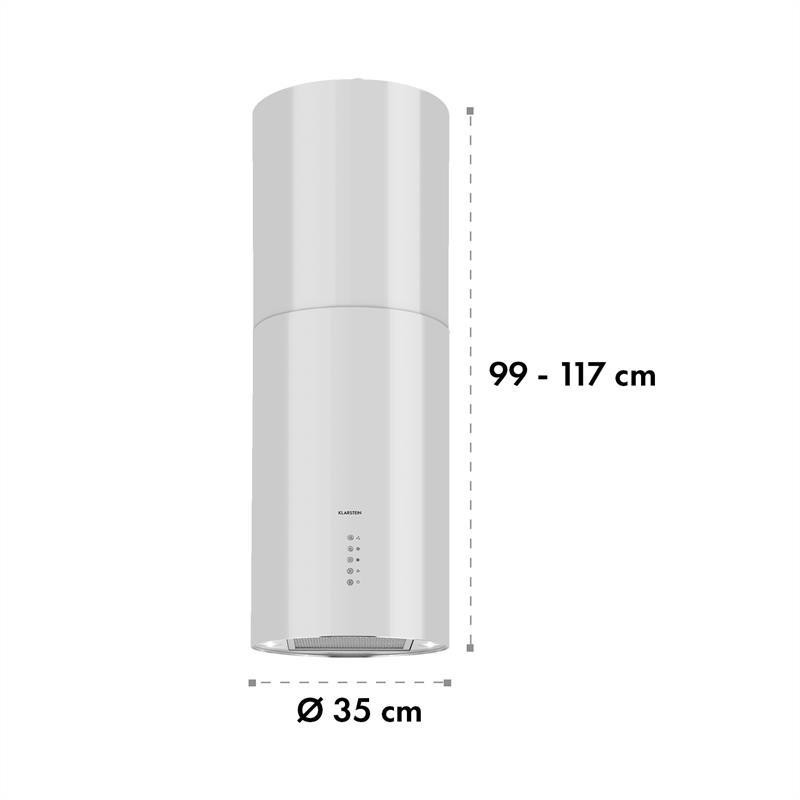 Островная вытяжка Beretta Ø35 см вытяжка/рециркуляция 650 м³/ч LED, включая фильтр с активированным углем, Ровно - изображение 10