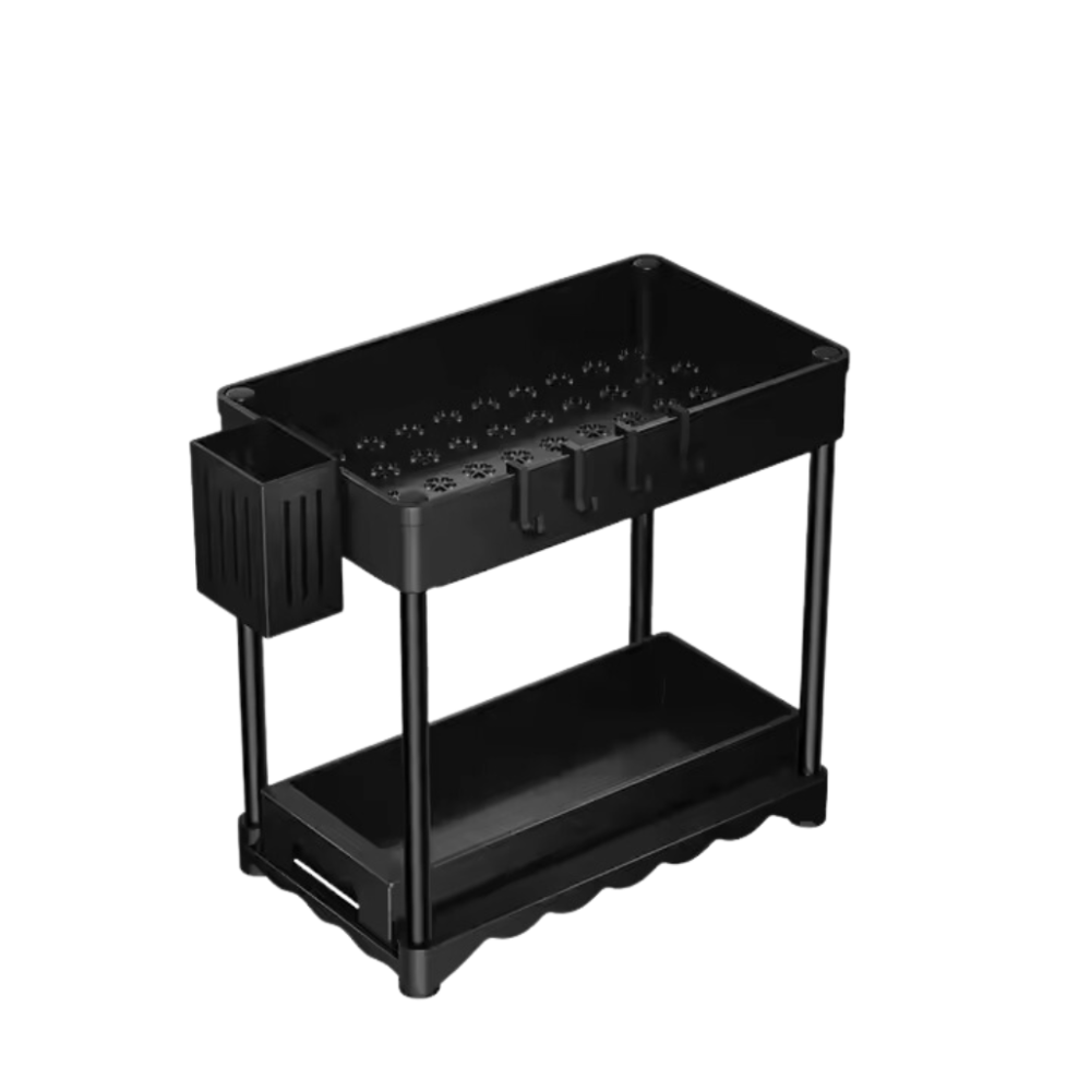 Стеллаж для кухни.Многофункциональный стеллаж двухъярусный для бытовых принадлежностей. Кам'янець-Подільський - фото 1