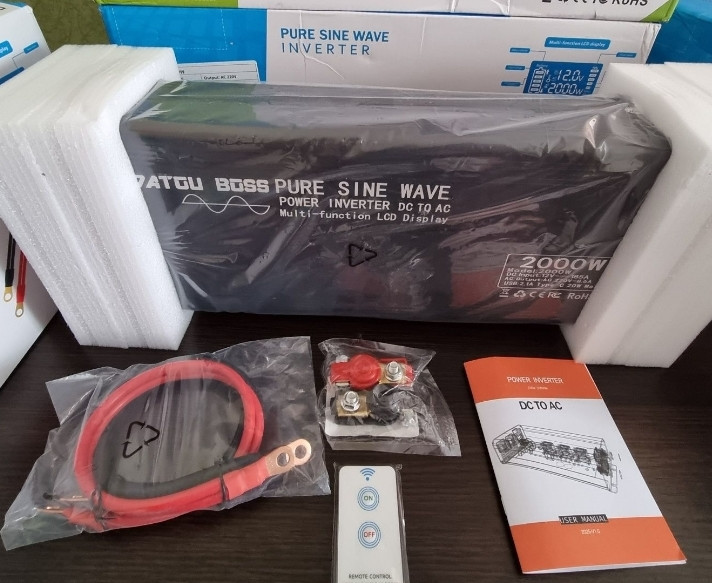 Інвертор Datouboss Преобразователь напруги 12В -220 2квт Харків - фото 1