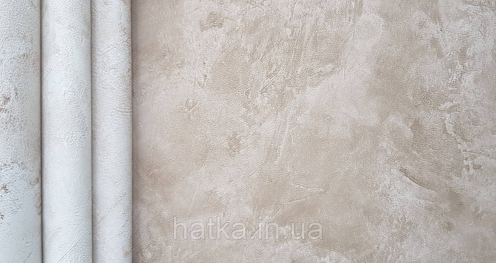 Шпалери вінілові на флізелін Caselio The Place to bed 0.53х10 м широкі білі смуги бежеві золотисті Київ - фото 2