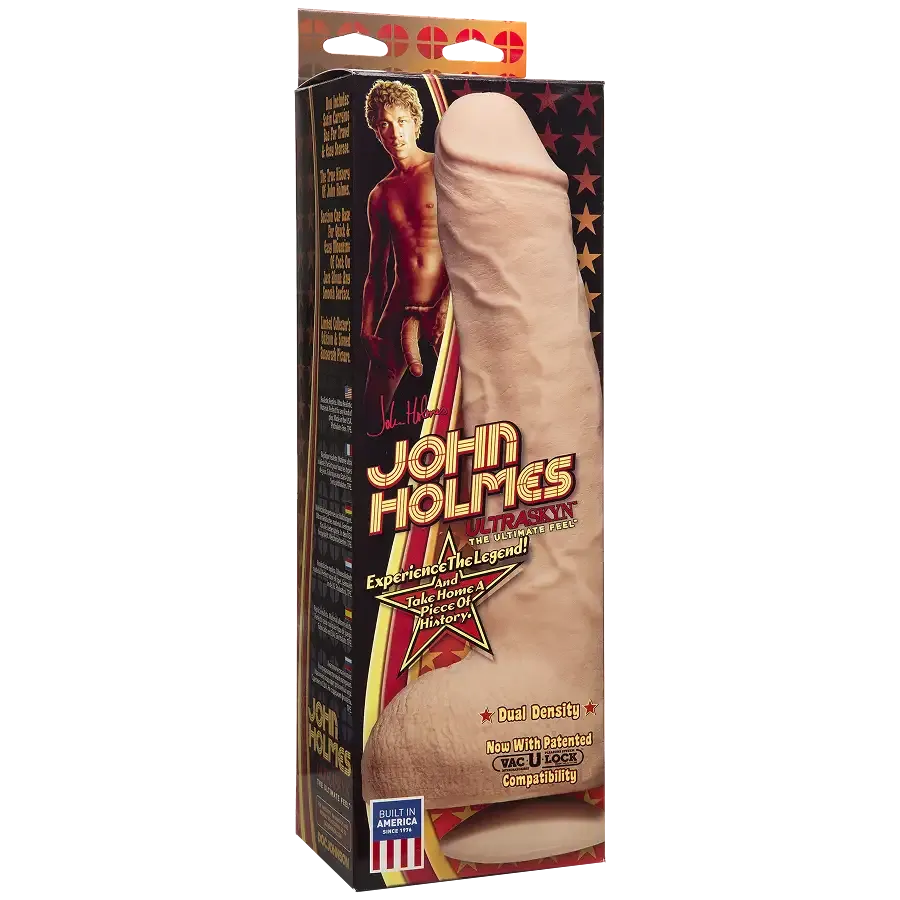 Фалоімітатор Doc Johnson John Holmes ULTRASKYN, діаметр 6 см, Vack-U-Lock Львів - фото 5