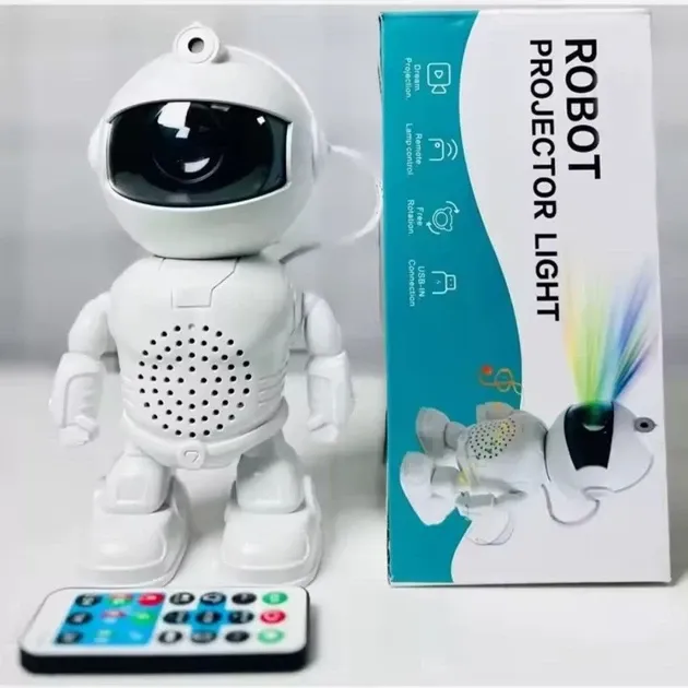 Ночник-проектор зоряного неба RGB з колонкою, лазером, пультом керування та ефектом місяця Одеса - фото 7