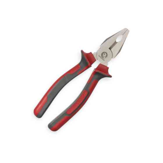 Плоскогубцы 200мм красно-серые ручки Мукачево