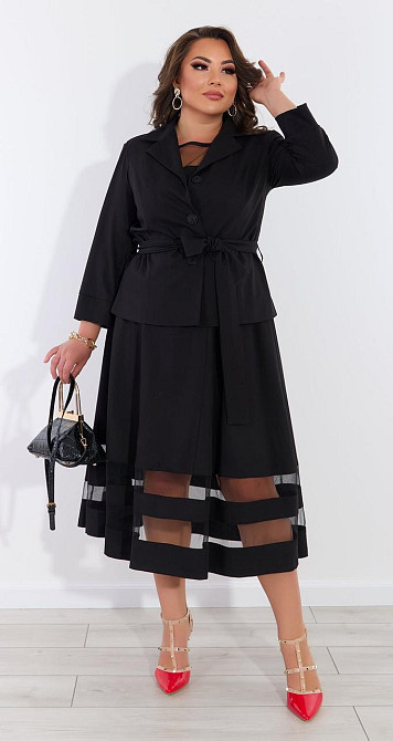 Красивый костюм с платьем (46) Киев - изображение 4