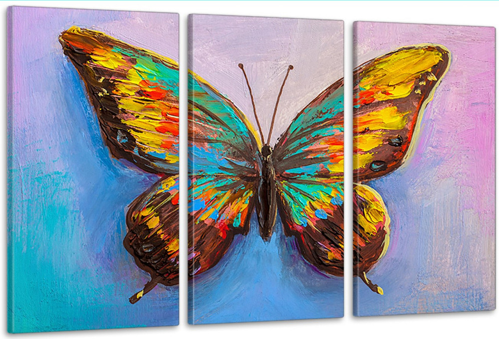Модульна картина у вітальню/ спальню Метелік ART-219_3A 70х130 см Київ - фото 1