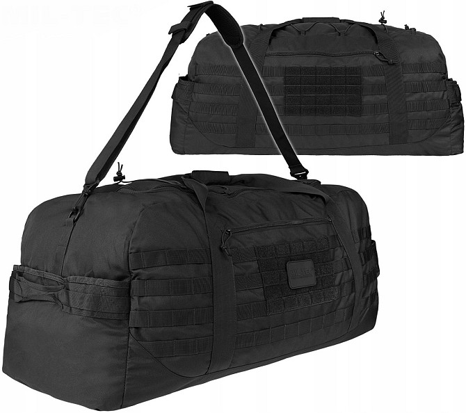 Транспортна Тактична Сумка 105 літрів Mil-Tec від Sturm "Combat Parachute Cargo L" (13828202) Black Нововолинськ - фото 1