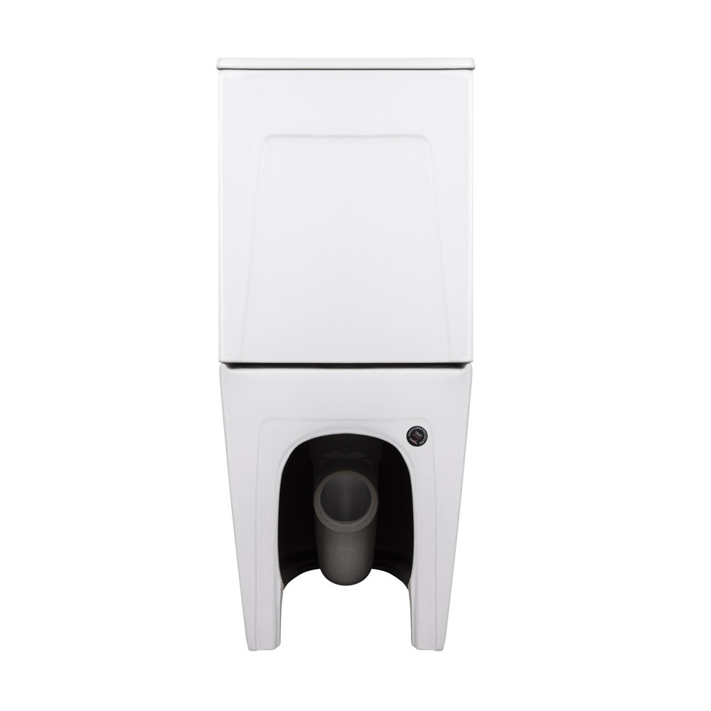 Унітаз-компакт Qtap Robin Ultra Quiet безобідковий із сидінням Soft-close QT13226089AW Київ - фото 16