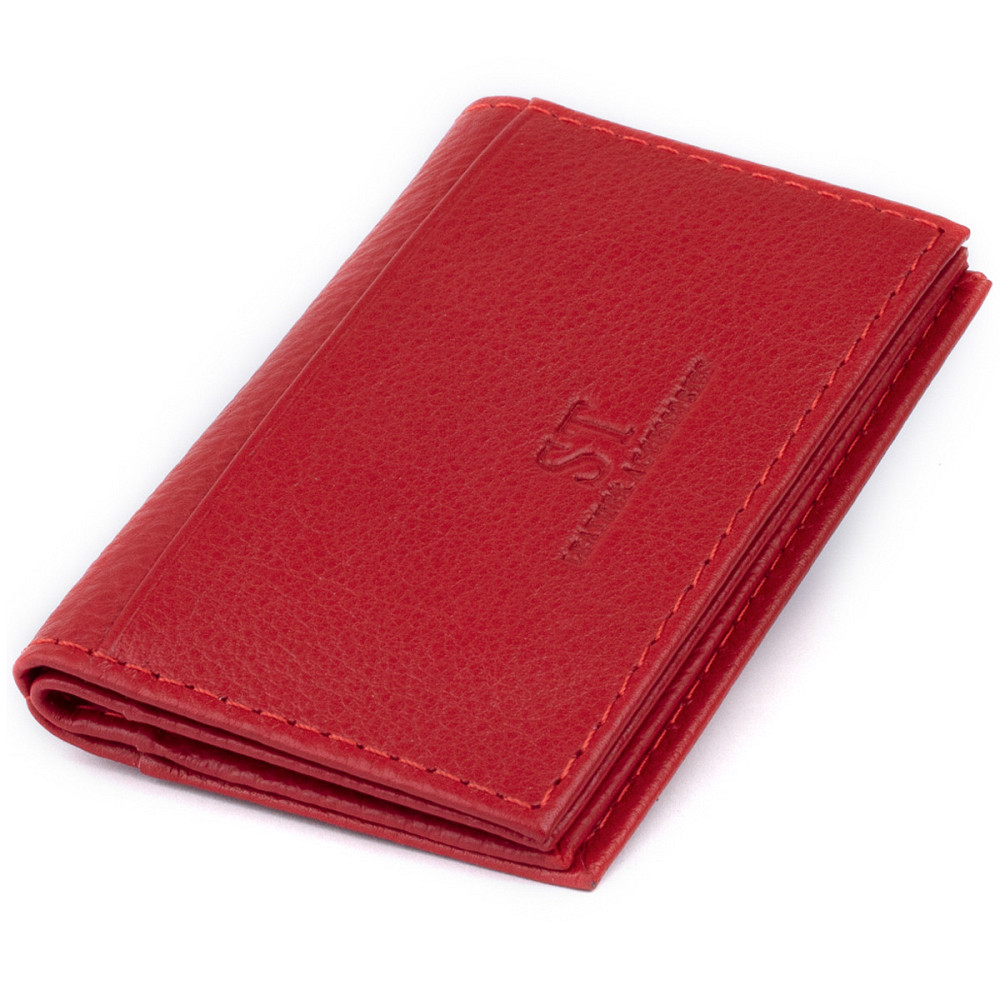 Візитниця-книжка ST Leather 19214 Червона Київ - фото 15