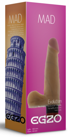 Вібратор EGZO Ciberskin V003 ( 18,5 см х 4 см ) Sex Aura Київ
