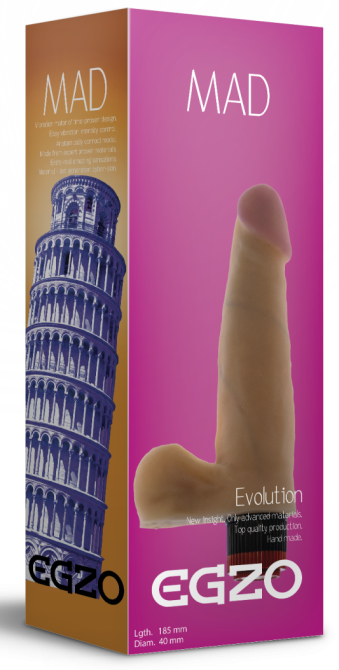 Вібратор EGZO Ciberskin V003 ( 18,5 см х 4 см ) Sex Aura Київ - фото 5