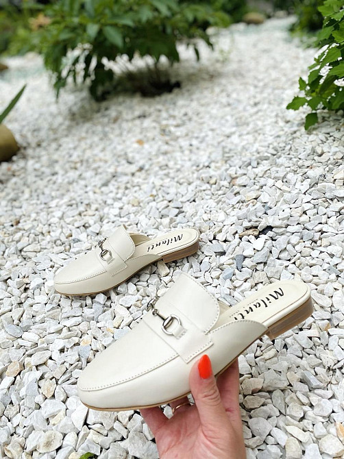 Milanti Шльопанці жіночі Milanti 101/35 бежеві (літо, шкіра натуральна) (4663) Коломия - фото 2