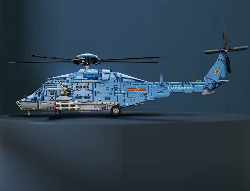 Конструктор Большой Вертолет 2001 деталей — Lego Toylinx, совместимый с LEGO Technic, военный вертолет Киев - изображение 4