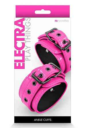 Окови NS Novelties ELECTRA WRIST CUFFS PINK Sex Aura Київ