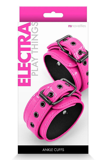 Окови NS Novelties ELECTRA WRIST CUFFS PINK Sex Aura Київ - фото 2