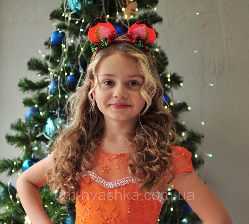 Обруч с ушками Лисичка Ушки Лисички Ушки Белочки Кривой Рог - изображение 2